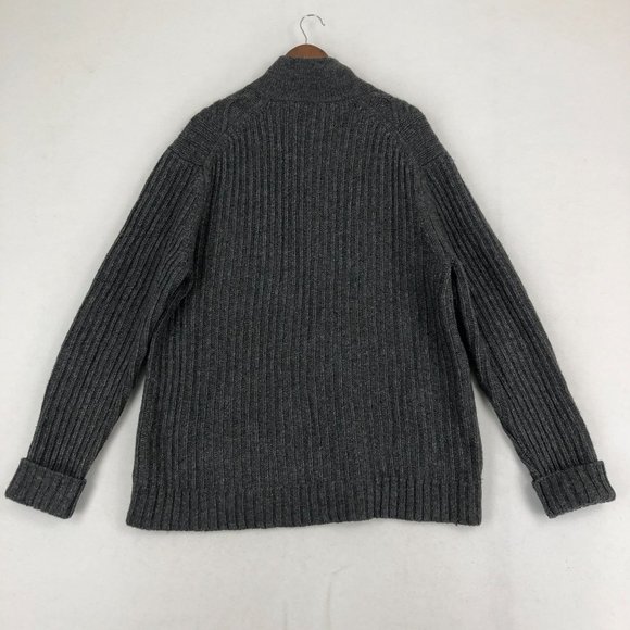 INC International Concepts Men's Size X-Large Grey Lambswool Blend Knit Sweater - Picture 8 of 8